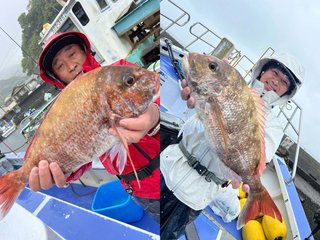 【釣果速報】静岡県真正丸でマダイ絶好調！トップ2.20kg！船釣りデビュー戦を大物ゲットで飾りませんか？