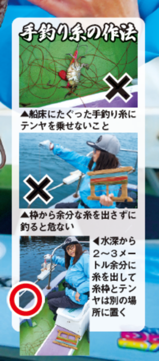 手釣り糸の作法