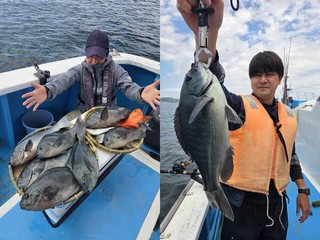 【釣果速報】神奈川県ちがさき丸で2.40kgの大型メジナをキャッチ！ウルメのアタリも好調！人気者を一気にゲットできるLT五目船が今、大人気！