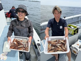 【釣果速報】神奈川県五エム丸でムギイカざんまい！トップは67匹！イカの機嫌が良い今が大漁のチャンス！