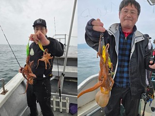 【釣果速報】兵庫県釣り船 福三郎でマダコ釣り好調！連発で大興奮！春の休日はマダコ釣りで決まり！