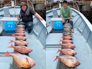 【釣果速報】静岡県山大丸で2.20kgの良型マダイ出た！仲間と新しいターゲットを狙った釣りに挑戦しませんか？