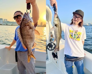 【釣果速報】東京都アップタイドクルーズで人気魚種シーバス・クロダイを全制覇！！船長の機転と手腕で一日大興奮の釣行に！