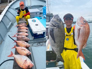 【釣果速報】静岡県山大丸でマダイ全員安打＆1.80kgの良型ゲット！イサキやクロダイも交じり豪華なお土産に！初夏の釣行ならこの船に決まり！
