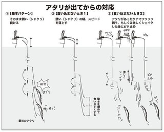 アタリが出てからの対応の図