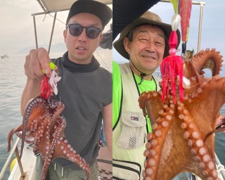 【釣果速報】兵庫県こうじん丸でマダコ乗り乗り！強風でも好調で竿頭12匹ゲット！サイズも良型で今が釣りドキ！