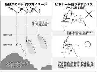 釣り方のイメージ図