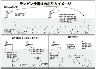 釣り方のイメージ図