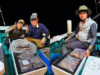 【釣果速報】和歌山県良栄丸でアカイカ全員ゲット！実績“お墨付き”の船で高級イカをゲットしよう！