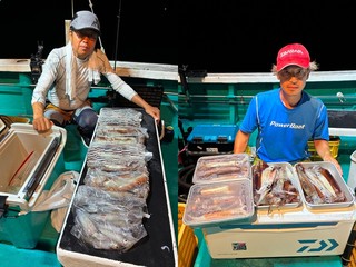 【釣果速報】和歌山県良栄丸でアカイカ釣行が好調！竿頭は40匹ゲット！夏の絶品アカイカを自分の手で釣り上げてみませんか？