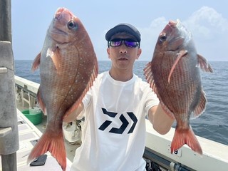 【釣果速報】千葉県梅花丸でマダイ出た！外道にカサゴ・ハナダイ・ホウボウなど。次にビッグワンを手にするのはあなたかも？！