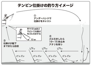 釣り方のイメージ図