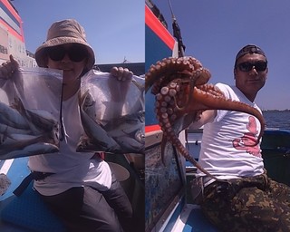 【釣果速報】東京都ミナミ釣船でマダコ釣り好調！連発で大興奮！夏休みはマダコ釣りで決まり！