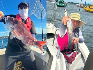 【釣果速報】東京都柊丸でマダイ＆タチウオ好調！ゲストも豪華で掛かるたびにワクワクが止まらない！さまざまな人気魚種があなたを待ってます！