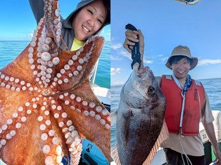 【釣果速報】兵庫県海蓮丸でタイ好調！タコも！好調な今シーズン、自己最高記録を狙ってみませんか？