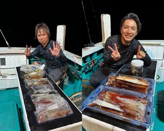 【釣果速報】和歌山県良栄丸でアカイカ釣行が好調！竿頭は25匹ゲット！アカイカを自分の手で釣り上げてみませんか？
