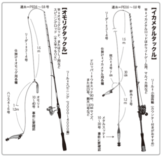イカメタルタックル・オモリグタックル
