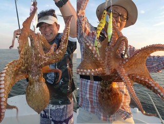 【釣果速報】神奈川県PALLAS FISHING GUIDE SERVICEでタコ好調！早々に目標達成し早上がり！タコエギゲームで良型を狙いに行こう！