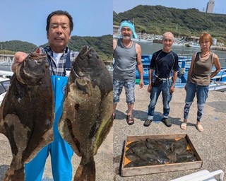 【釣果速報】2.2㎏の座布団出る！大型交じり食い順調のヒラメは千葉県隆正丸で狙いに行こう！