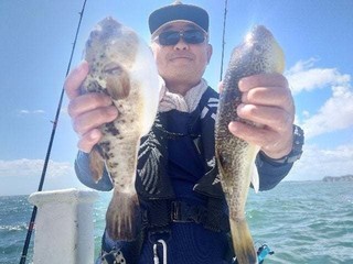 【釣果速報】千葉県利永丸でショウサイフグ・ヒガンフグ・トラフグGET！質・量ともに大満足の釣りに出発だ！
