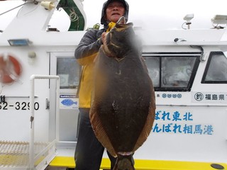 【釣果速報】巨大91cmの座布団出る！大型交じり食い順調のヒラメは福島県つりエサ豊漁で狙いに行こう！