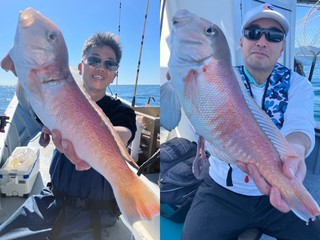 【釣果速報】静岡県山大丸で幻のシロアマダイをキャッチ！最大43cm！あなたも静岡県山大丸でシロアマダイを狙おう！