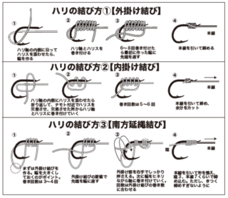 ハリの結び方