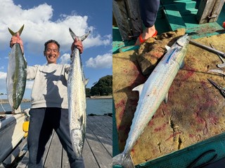 【釣果速報】三重県はっしぃ丸で92cmのサワラ確保！アオリイカもGETで笑顔満開！狙うなら今！