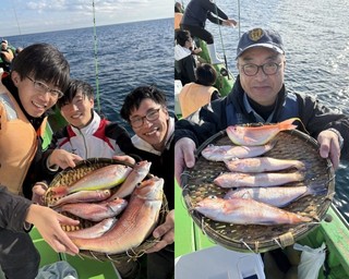 【釣果速報】神奈川県ちがさき丸で45cmの良型アマダイGET！ゲストは水族館が開けるぐらいバラエティ豊かに！一度の釣りでたくさんの魚たちとの出会いを楽しもう！