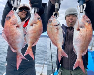 【釣果速報】茨城県ことぶき丸でマダイ0.8kgの良型ゲット！マハタやカサゴ、ヒラメも交じり豪華なお土産に！この船に決まり！