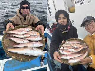 【釣果速報】神奈川県ちがさき丸はアマダイが好調！海況悪い中でもヒット＆キャッチ多数！チャンスの多い今、ぜひ乗船を！