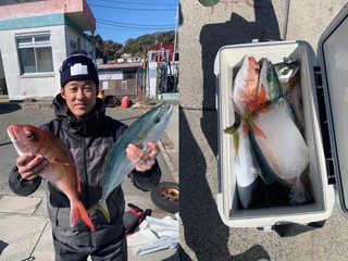 【釣果速報】神奈川県深田正夫丸で2.00kgの大型マダイをキャッチ！イナダのアタリも好調！いろいろな魚との出会いを楽しみたい人は即予約を！