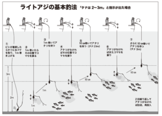 ライトアジの基本釣法