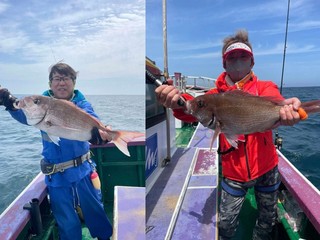 【釣果速報】千葉県秀丸で迫力の良型マダイをキャッチ！記録更新が狙える今はサイズも良型でとってもおトク！