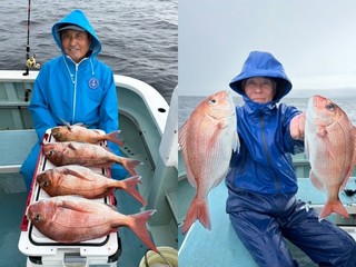 【釣果速報】神奈川県伝五郎丸でマダイGET！メジナも混じり、今後はサイズアップに期待大！