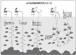 釣り方のイメージ図