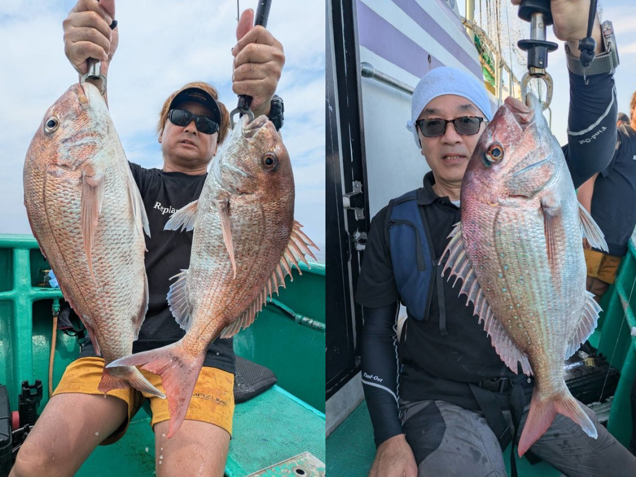 【釣果速報】茨城県長岡丸でヒット連発＆ドデカい4.16kgマダイをゲット！自己記録更新を狙うなら今すぐ乗船だ！