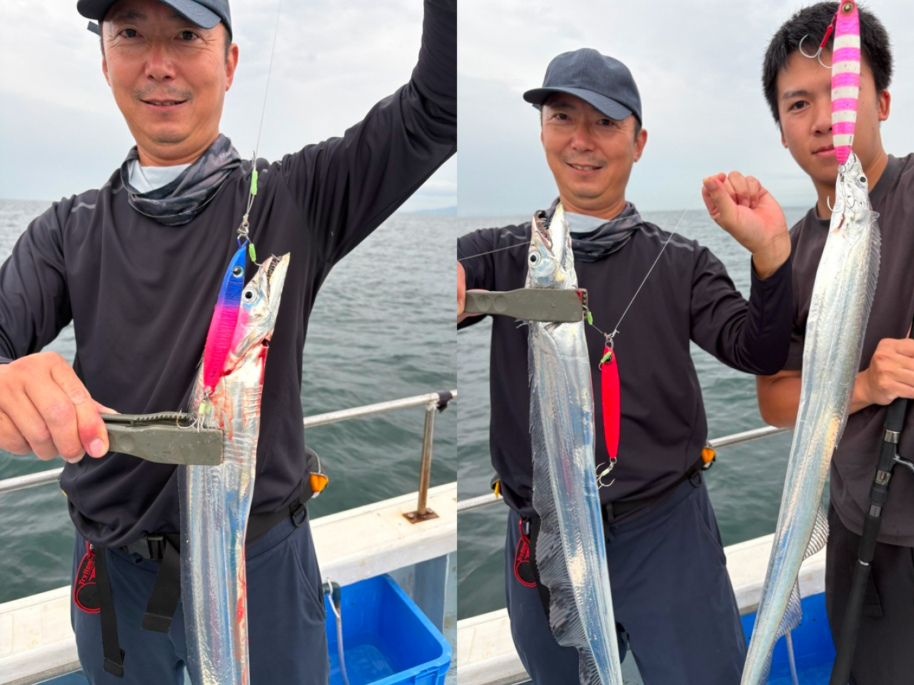【釣果速報】兵庫県こうじん丸でタチウオ全員安打達成！仲間とわいわい釣りを楽しみたいならこうじん丸に決まり！