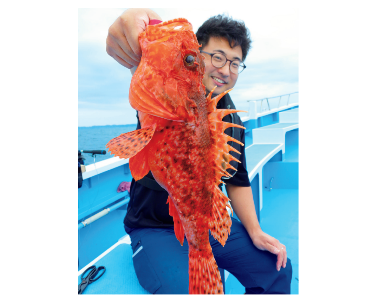 至近な海に穴場あり！小綱代沖のオニカサゴ