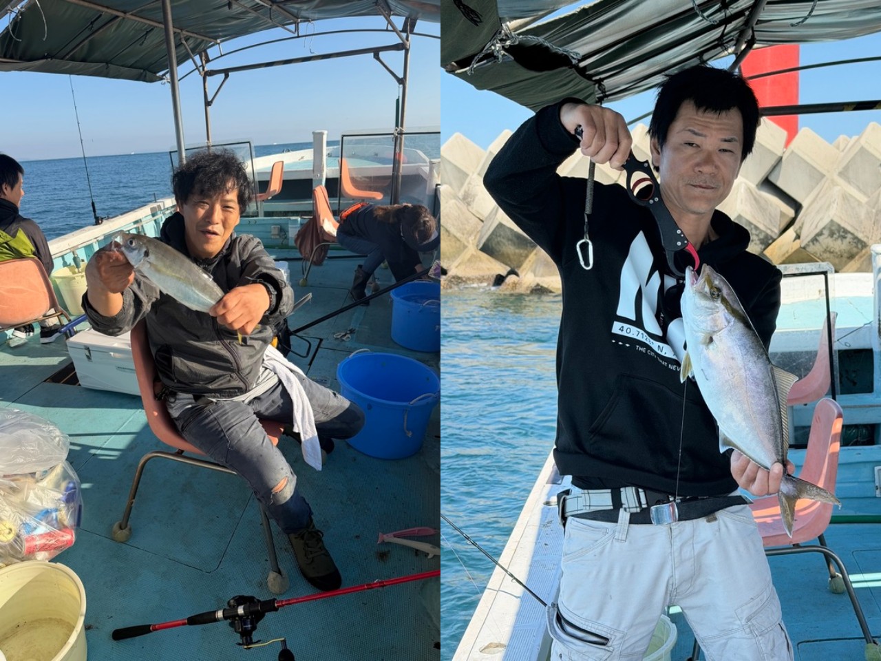 【釣果速報】和歌山県第十八利蜂丸でアジ・サバ上がる!グチ・ヒラメ・シオ・ブリなどゲストも多種多様!充実の釣行をお約束します!