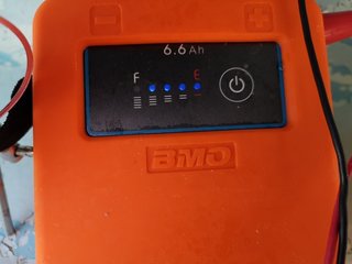 BMOのリチウムイオンバッテリー6.6Ah メモリ1つ減少