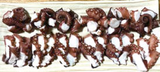 ゆでダコの写真