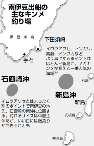 キンメ釣り場の写真