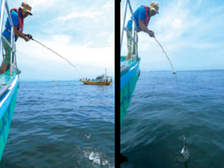釣行の様子