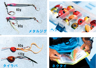 メタルジグ、タイラバ、ヘッド、ネクタイ