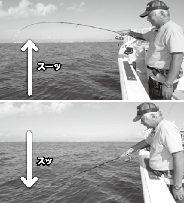 釣り方の説明の写真