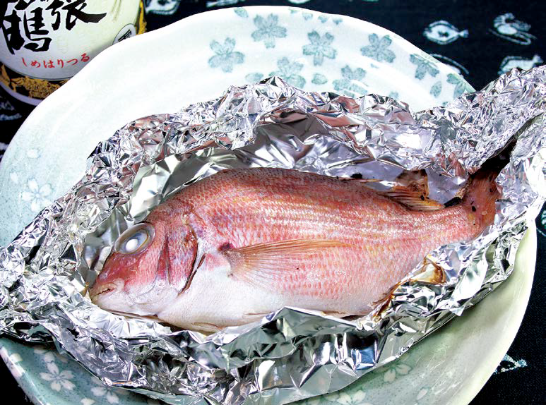 マダイのホイル焼き