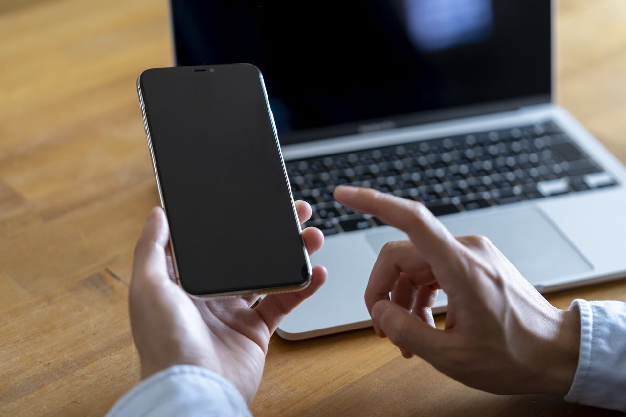 スマートフォンの写真