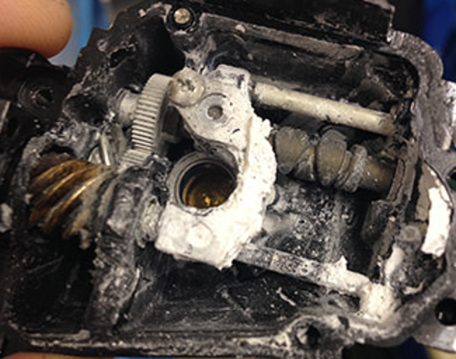 リールの内部写真