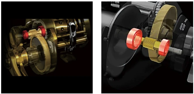 リールの内部写真